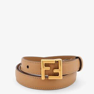Fendi FF leather belt